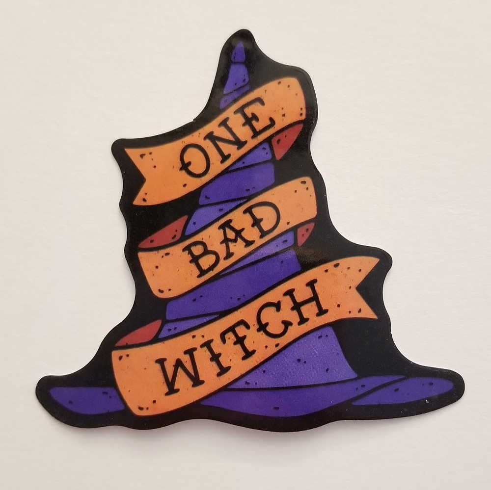 10/$10 One Bad Witch Sticker
